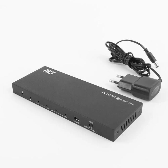 ACT HDMI Сплитер AC7832 4К HDMI сплитер 1 вход.4 HDMI изхода
