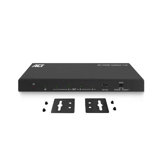 ACT HDMI Сплитер AC7832 4К HDMI сплитер 1 вход.4 HDMI изхода
