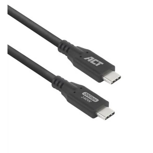 ACT Кабел USB-C - USB-C 0.5 м / USB4 20Gbps 240W