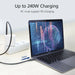 ACT Кабел USB-C - USB-C 0.8 м / USB4 40Gbps 240W