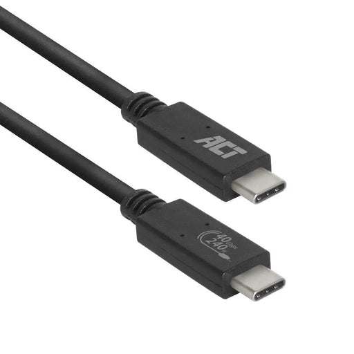 ACT Кабел USB-C - USB-C 0.8 м / USB4 40Gbps 240W