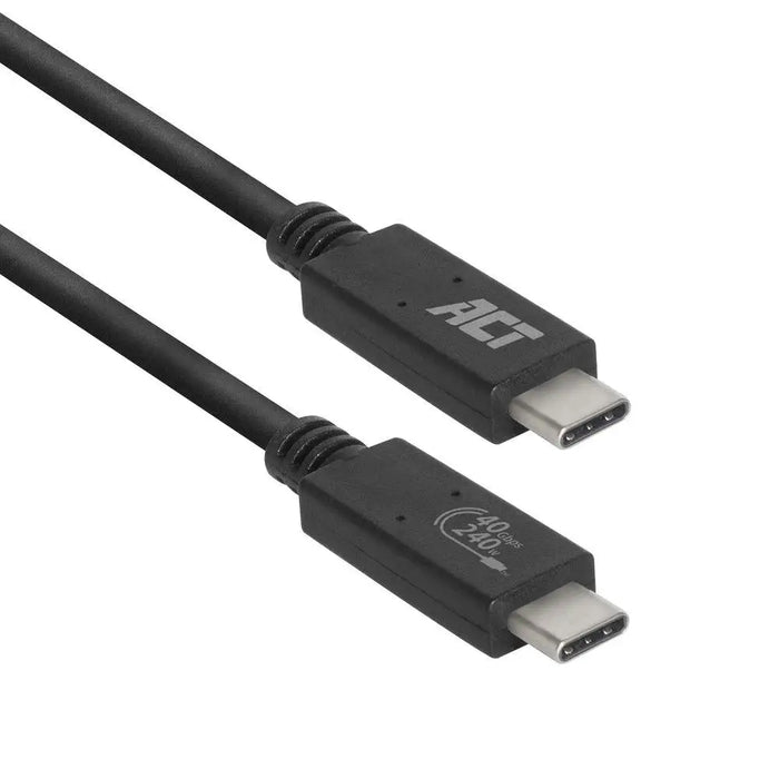 ACT Кабел USB-C - USB-C 0.8 м / USB4 40Gbps 240W