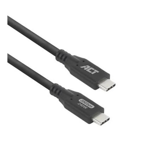 ACT Кабел USB-C - USB-C 1 м / USB4 20Gbps 240W