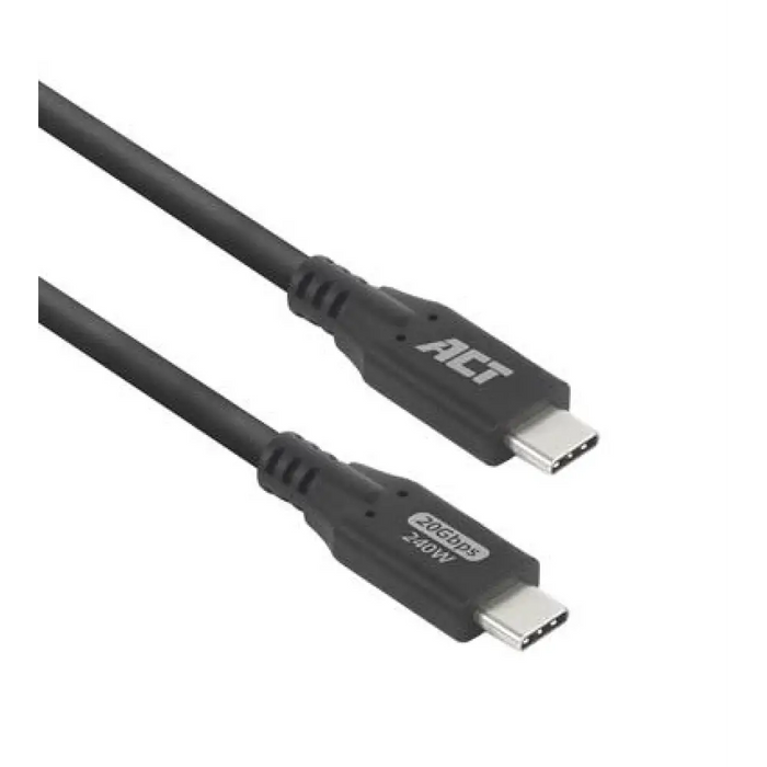 ACT Кабел USB-C - USB-C 1 м / USB4 20Gbps 240W
