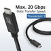 ACT Кабел USB-C - USB-C 1 м / USB4 20Gbps 240W сертифициран