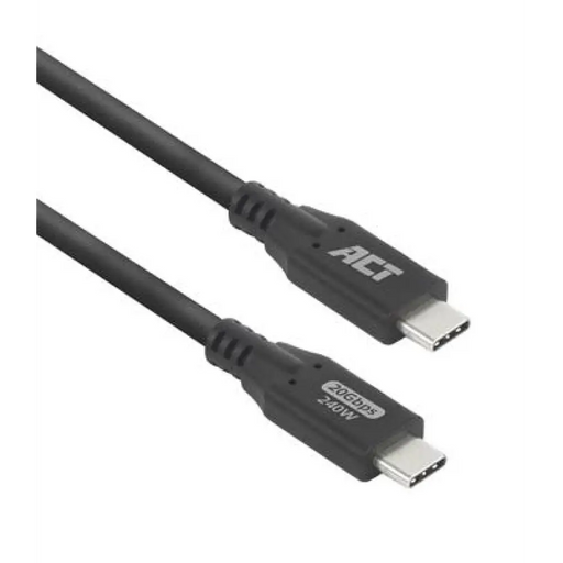 ACT Кабел USB-C - USB-C 2 м / USB4 20Gbps 240W