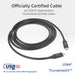 ACT Кабел USB-C - USB-C 2 м / USB4 20Gbps 240W сертифициран