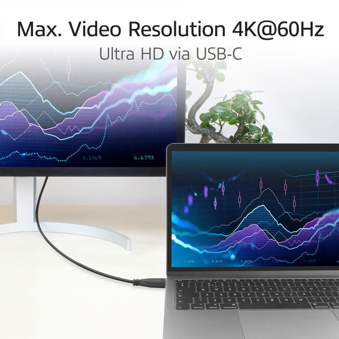 ACT Кабел USB-C - USB-C, 10Gbps, 60W, 1 м, конектори - 1 x прав и 1 x на 90&deg; up/down angled