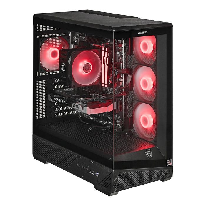 Actina 5901443440314 Компютър AMD Ryzen™ 5 7500X3D 32 GB DDR5-SDRAM 1 TB SSD NVIDIA GeForce RTX 5060 Ti Midi Tower Черен