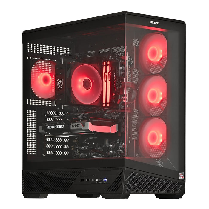 Actina 5901443440314 Компютър AMD Ryzen™ 5 7500X3D 32 GB DDR5-SDRAM 1 TB SSD NVIDIA GeForce RTX 5060 Ti Midi Tower Черен