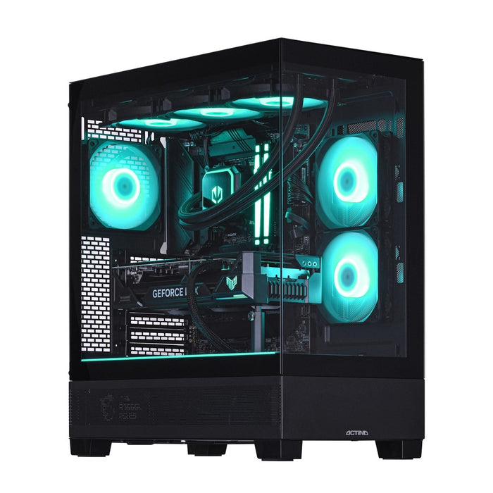 Actina 5901443442134 Персонален компютър AMD Ryzen™ 9 9950X3D 192 GB DDR5-SDRAM 4 TB SSD NVIDIA GeForce RTX 5090 Windows 11 Pro Midi Tower Черен