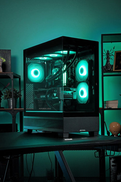 Actina 5901443443551 Компютър Intel Core Ultra 7 270K Plus 32 GB DDR5-SDRAM 1 TB SSD AMD Radeon RX 9070 Midi Tower Черен