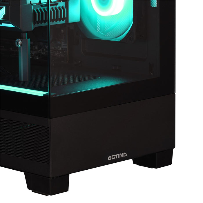 Actina 5901443443605 Персонален компютър Intel Core Ultra 7 270K Plus 64 GB DDR5-SDRAM 2 TB SSD NVIDIA GeForce RTX 5090 Windows 11 Pro Midi Tower Черен