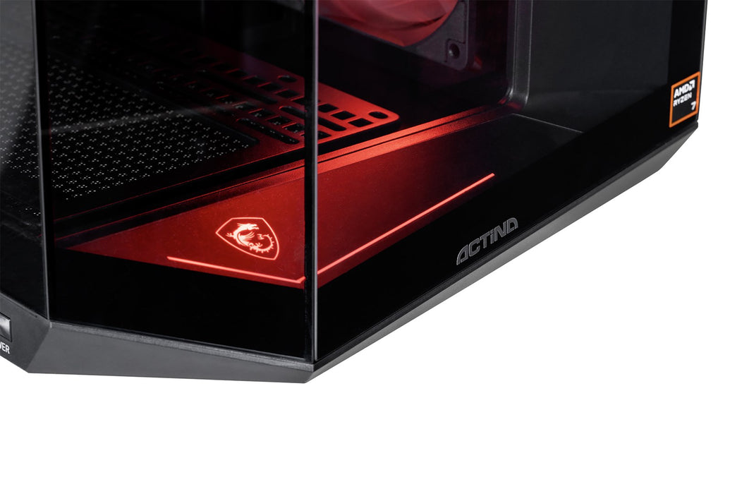 Actina 5901443428336 Персонален компютър AMD Ryzen™ 7 9800X3D 32 GB DDR5-SDRAM 2 TB SSD NVIDIA GeForce RTX 5090 Windows 11 Home Midi Tower Черен