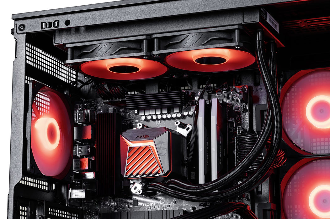 Actina 5901443428336 Персонален компютър AMD Ryzen™ 7 9800X3D 32 GB DDR5-SDRAM 2 TB SSD NVIDIA GeForce RTX 5090 Windows 11 Home Midi Tower Черен