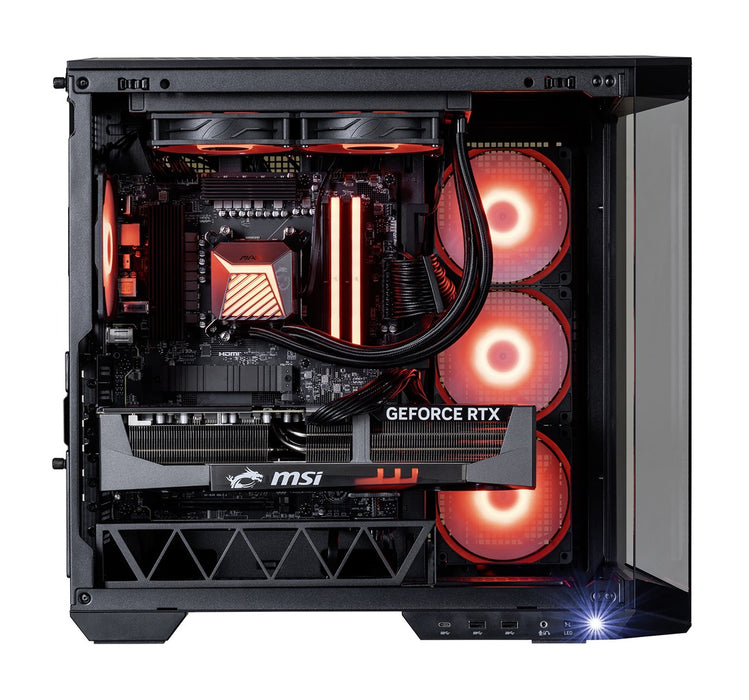 Actina 5901443428336 Персонален компютър AMD Ryzen™ 7 9800X3D 32 GB DDR5-SDRAM 2 TB SSD NVIDIA GeForce RTX 5090 Windows 11 Home Midi Tower Черен