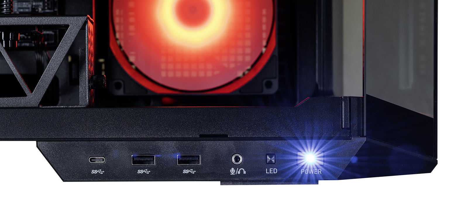 Actina 5901443428336 Персонален компютър AMD Ryzen™ 7 9800X3D 32 GB DDR5-SDRAM 2 TB SSD NVIDIA GeForce RTX 5090 Windows 11 Home Midi Tower Черен