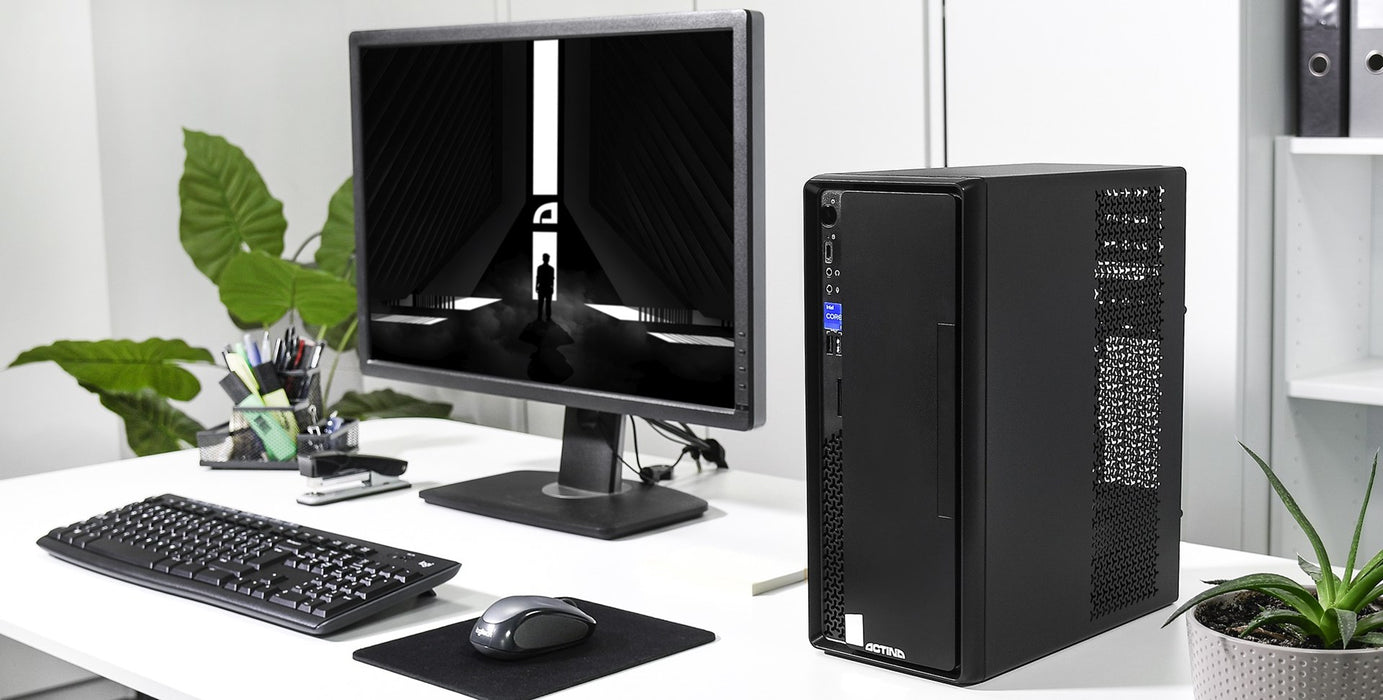 Actina 5901443382645 Персонален компютър Intel® Core™ i7 i7-14700 16 GB DDR4-SDRAM 1 TB SSD Windows 11 Pro Mini Tower Черен