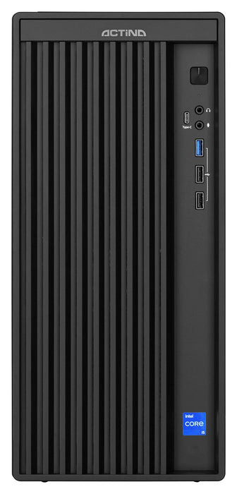 Actina 5901443418368 Персонален компютър Intel Core 5 225 16 GB DDR5-SDRAM 500 GB SSD Windows 11 Home Mini Tower Черен