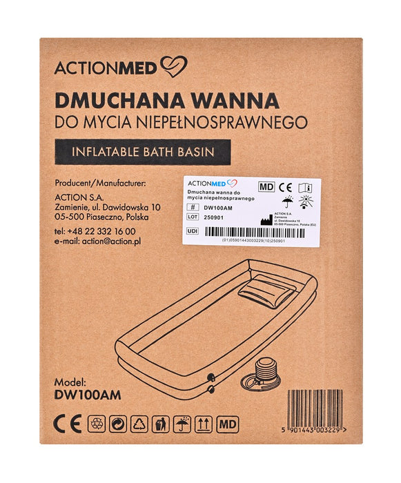 Надуваема вана за хора с увреждания ActionMed DW100AM
