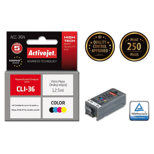 Activejet ACC-36N касета с мастило (заместител за Canon