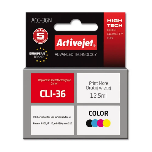 Activejet ACC-36N касета с мастило (заместител за Canon