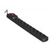 Activejet ACJ COMBO 9GN 3M черен разклонител с кабел