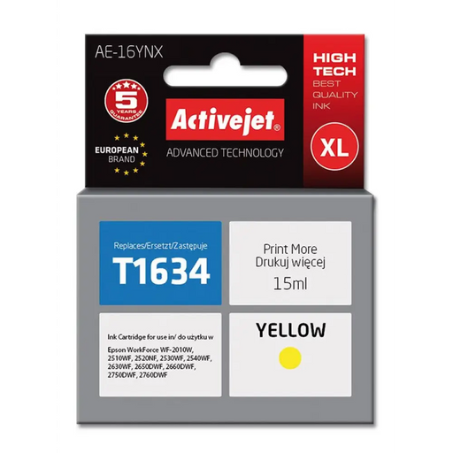 Activejet AE-16YNX касета с мастило (заместител за Epson