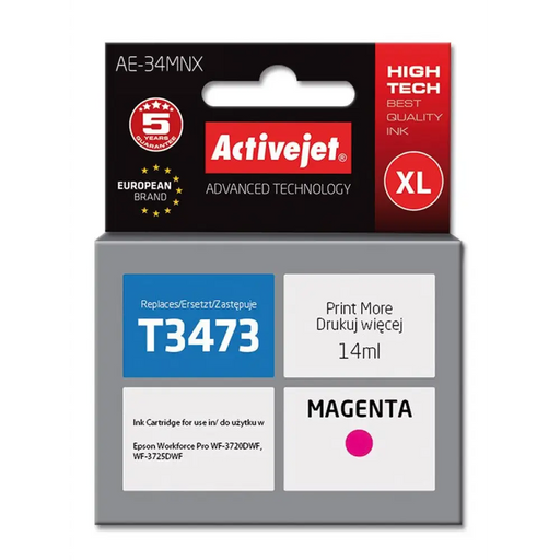 Activejet AE-34MNX касета с мастило (заместител за Epson