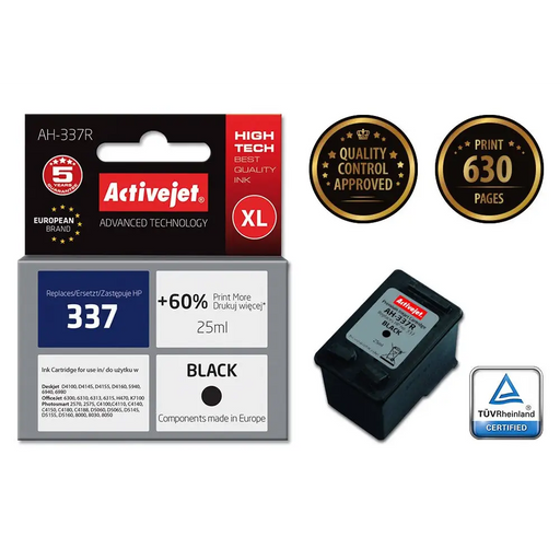 Activejet AH-337R Ink Cartridge (заместител за HP 337