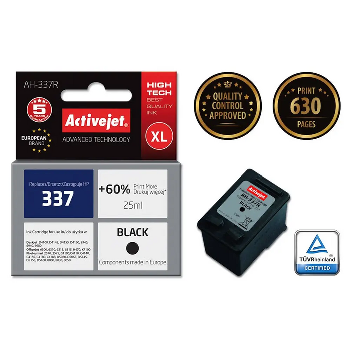 Activejet AH-337R Ink Cartridge (заместител за HP 337