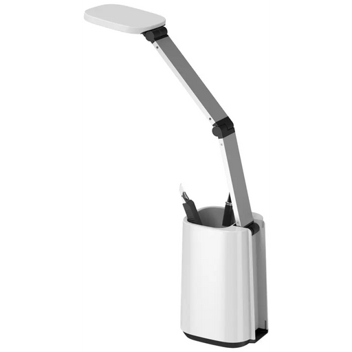 Activejet AJE-TECHNIC LED настолна лампа с дисплей бяла