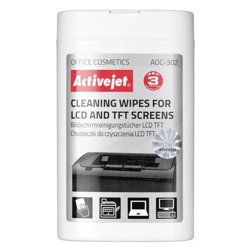 Activejet AOC-302 LCD матрични кърпички 100 бр.