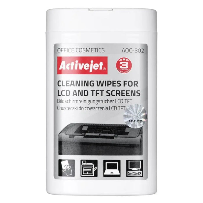 Activejet AOC-302 LCD матрични кърпички 100 бр.