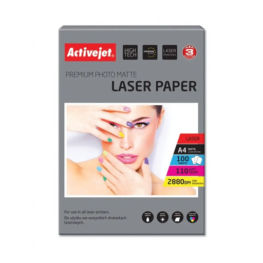 Activejet AP4-110M100L матова фотохартия за лазерни