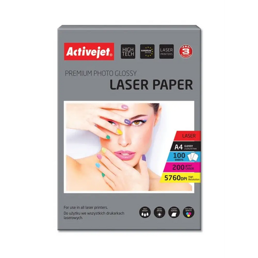 Activejet AP4-200G100L фотохартия за лазерни принтери; A4;