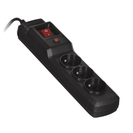 Activejet COMBO 3GN 3M черен разклонител с кабел