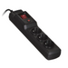 Activejet COMBO 3GN 3M черен разклонител с кабел