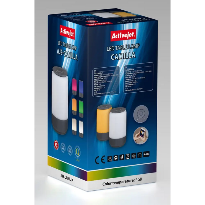 Activejet LED декоративна лампа AJE-CAMILLA RGB