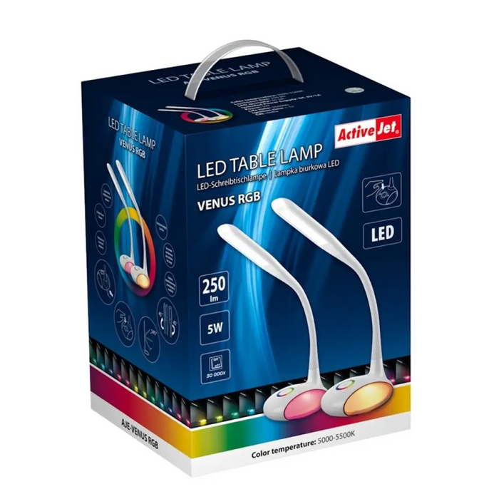 Activejet LED настолна лампа VENUS с RGB основа