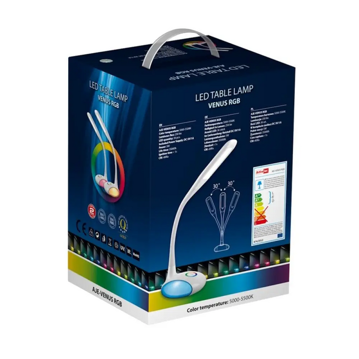 Activejet LED настолна лампа VENUS с RGB основа