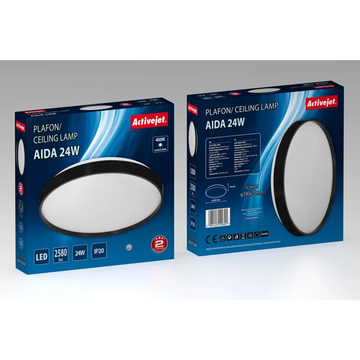 Activejet LED плафон AJE-AIDA 24W