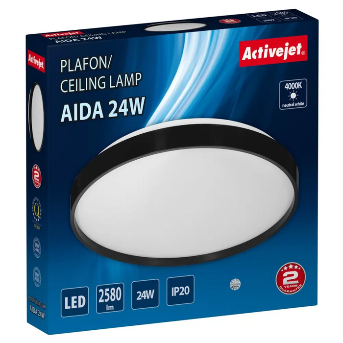 Activejet LED плафон AJE-AIDA 24W