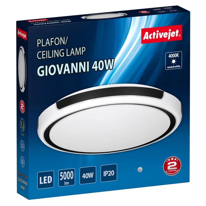 Activejet LED плафон AJE-GIOVANNI 40W