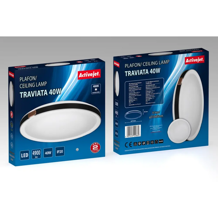 Activejet LED плафон AJE-TRAVIATA 40W