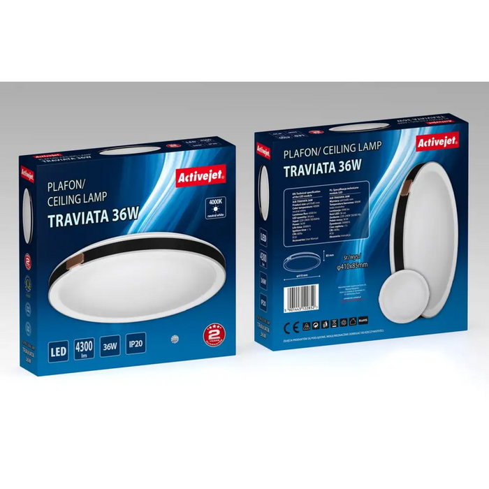 Activejet LED плафон AJE-TRAVIATA 36W