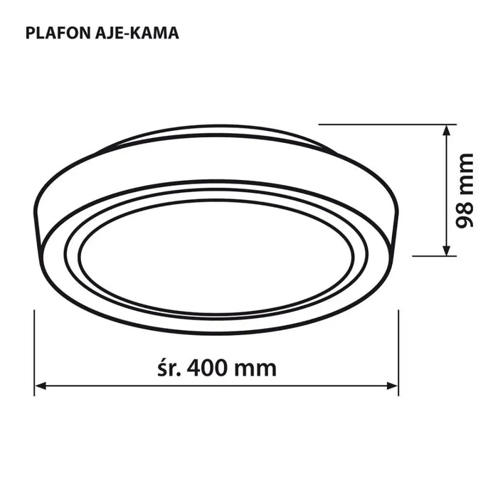 Activejet LED плафон за таван AJE-KAMA 24W