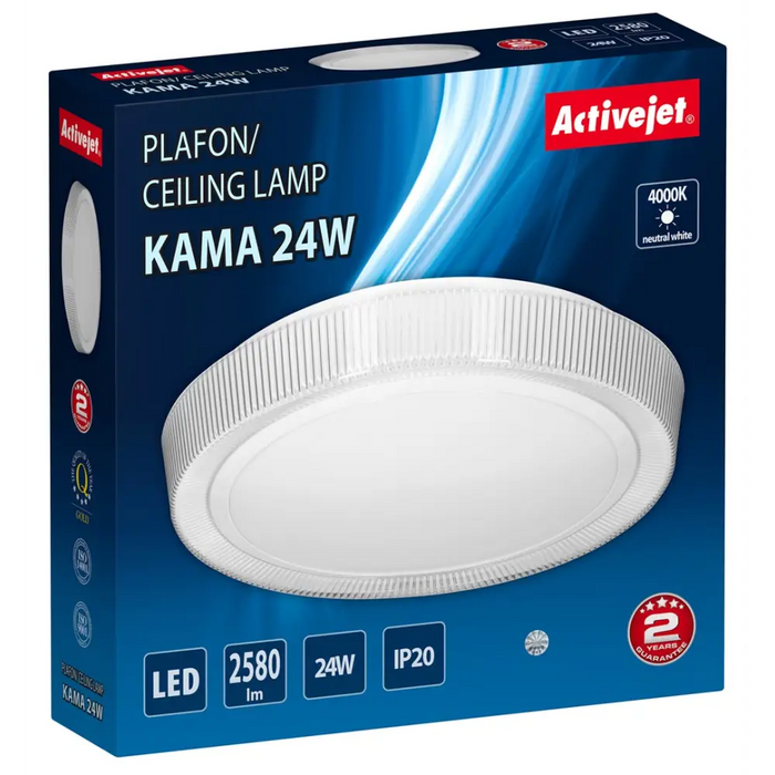 Activejet LED плафон за таван AJE-KAMA 24W