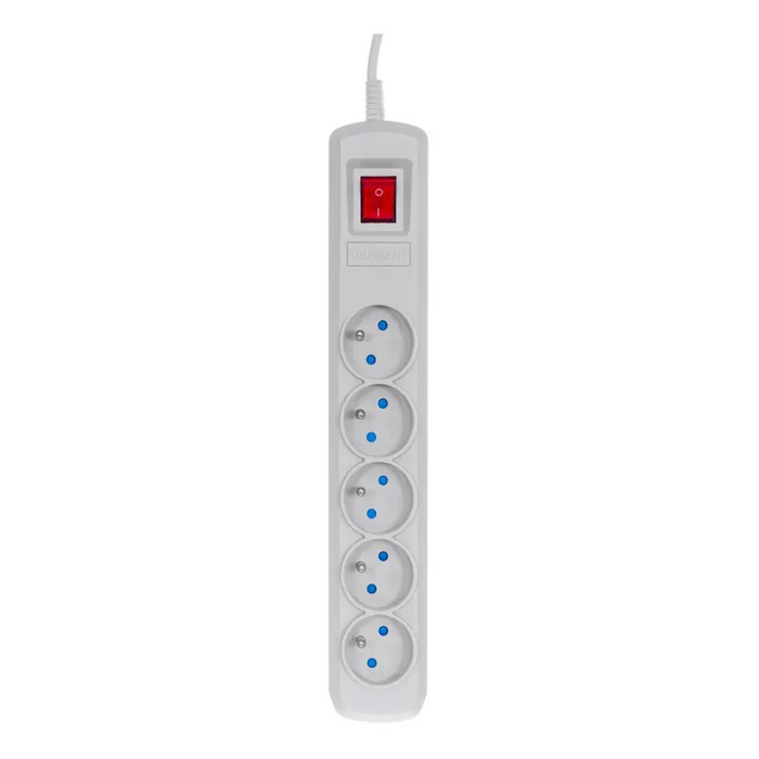 Activejet сив разклонител с кабел ACJ COMBO 5G/3M/BEZP.