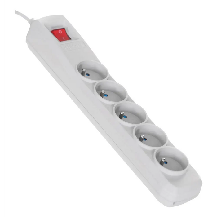 Activejet сив разклонител с кабел ACJ COMBO 5G/3M/BEZP.
